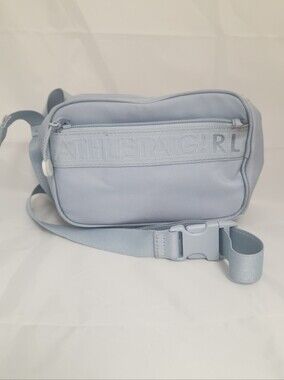 Athleta Pale Blue Belt Bag with Front Zip